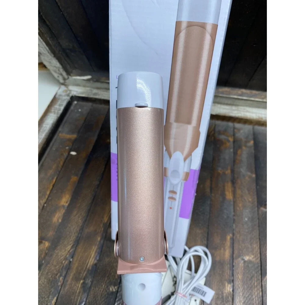 Conair Double Ceramic 1 ½-Inch Curling Iron White/Rose Gold CD703L